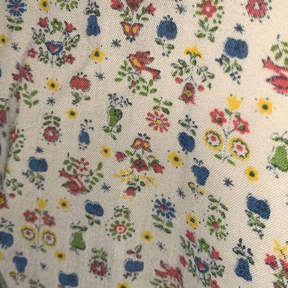 Vintage 1940’s Ruffle Button Down Sleeveless Blouse - Picture 14 of 16